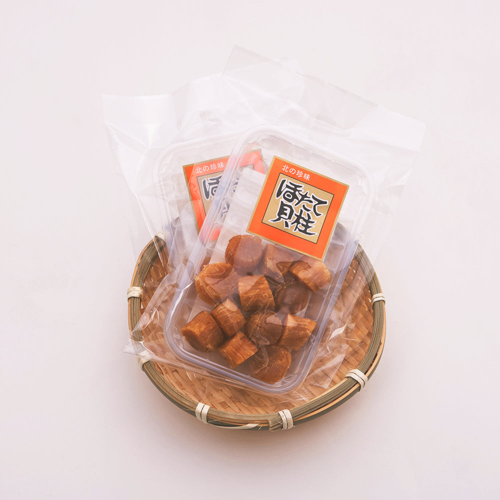 干貝柱 丸物|北海道産の旨味凝縮 贅沢な乾燥帆立【50g×2袋セット】