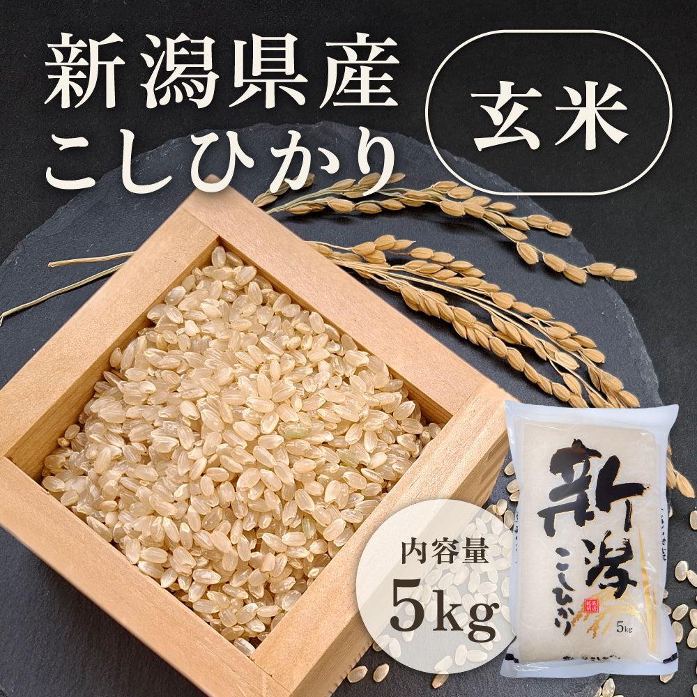 新潟こしひかり 玄米5kg