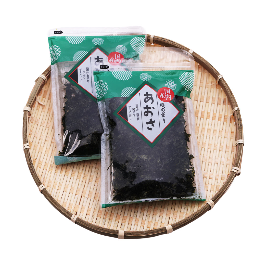 【送料無料】あおさ|国内産の香り豊かな万能食材【18g×2袋セット】味噌汁・うどん・ラーメンのトッピングに最適