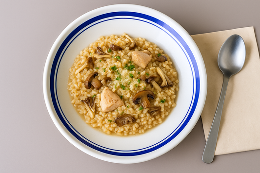 玄米リゾット・和風きのこ仕立て