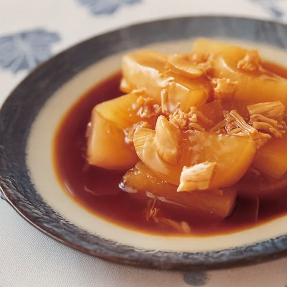 干し貝柱と大根の煮物