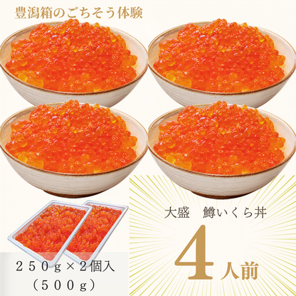 【極上】鱒いくら 醤油漬け 500g（250g×2パック）小分け マルワフーズ謹製 北海道釧路加工